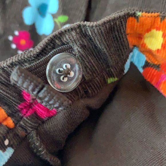 Sz4 Gymboree Brown Floral Print Skorts - Picture 6 of 6